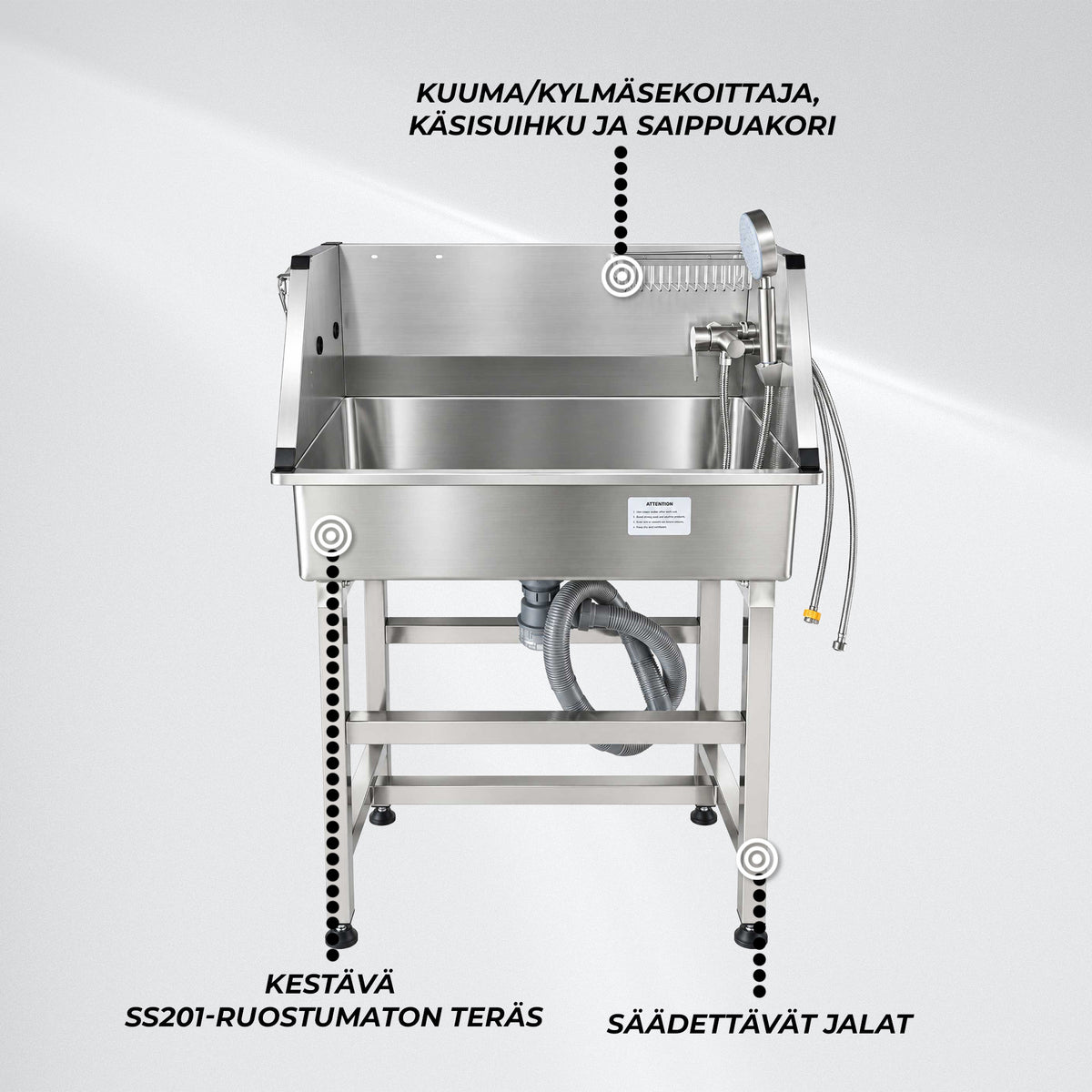 
              Trekker Koiranpesuallas Comfort