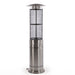 Fornorth Chauffage d'extérieur Round Tube 11kW alimenté au gaz, acier inoxydable