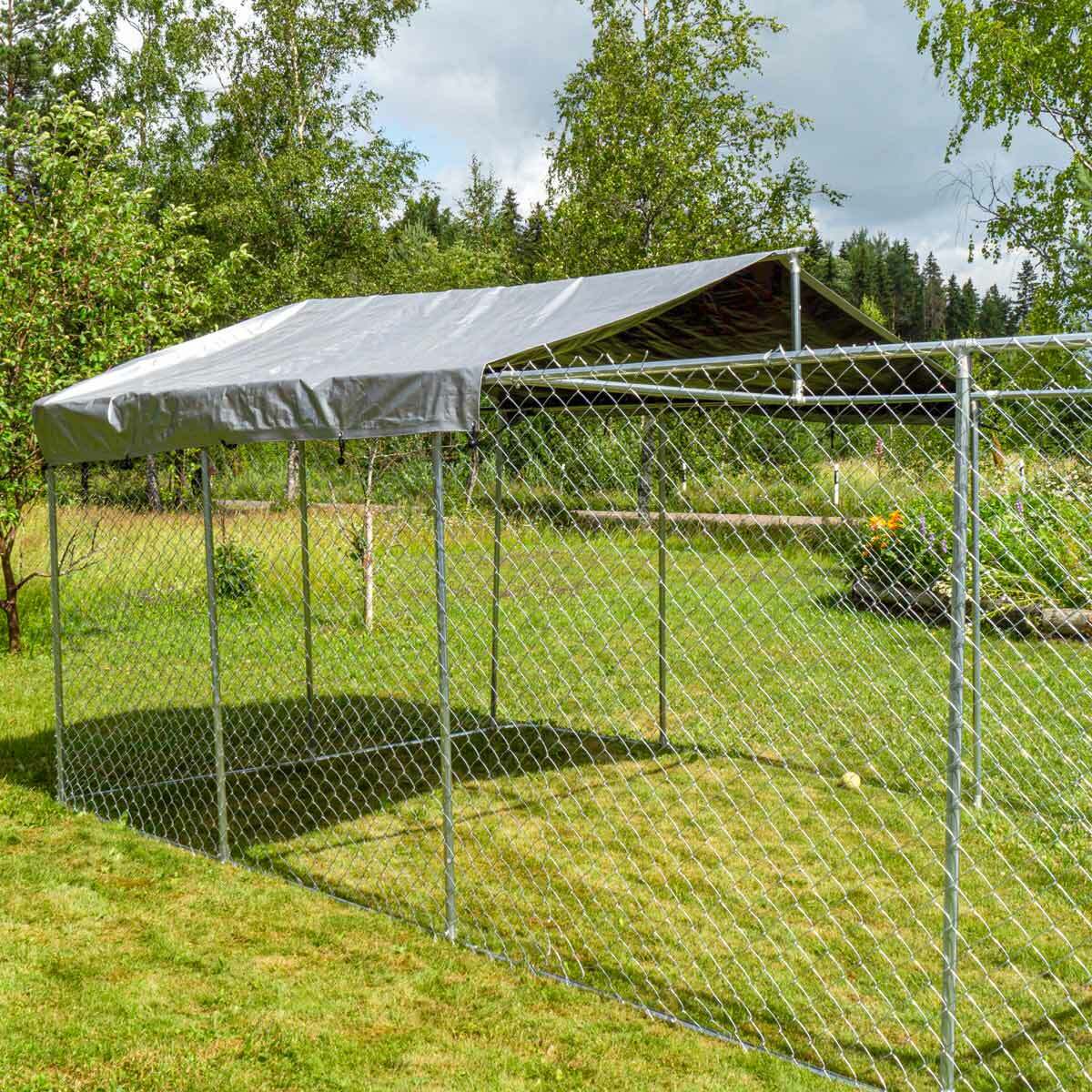 Trekker Chenil pour Chiens avec Toit 6 x 3m