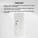 Trekker Gun cabinet for 20 guns AS2000, White, with digital lock