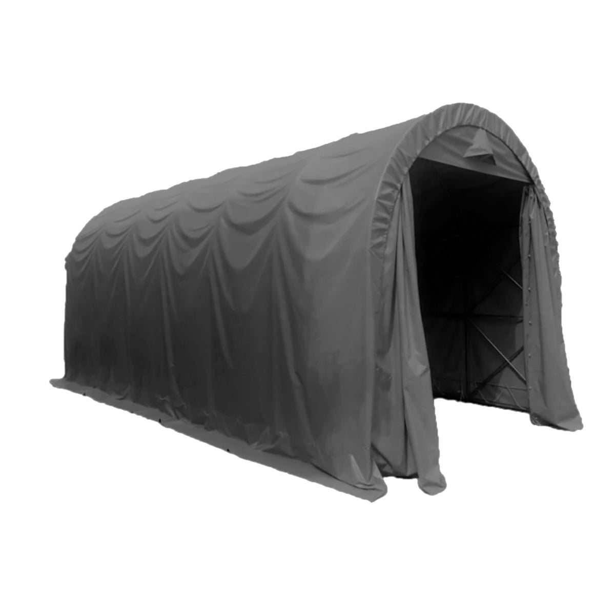 Fornorth Portable Garage 4x8m, dark grey