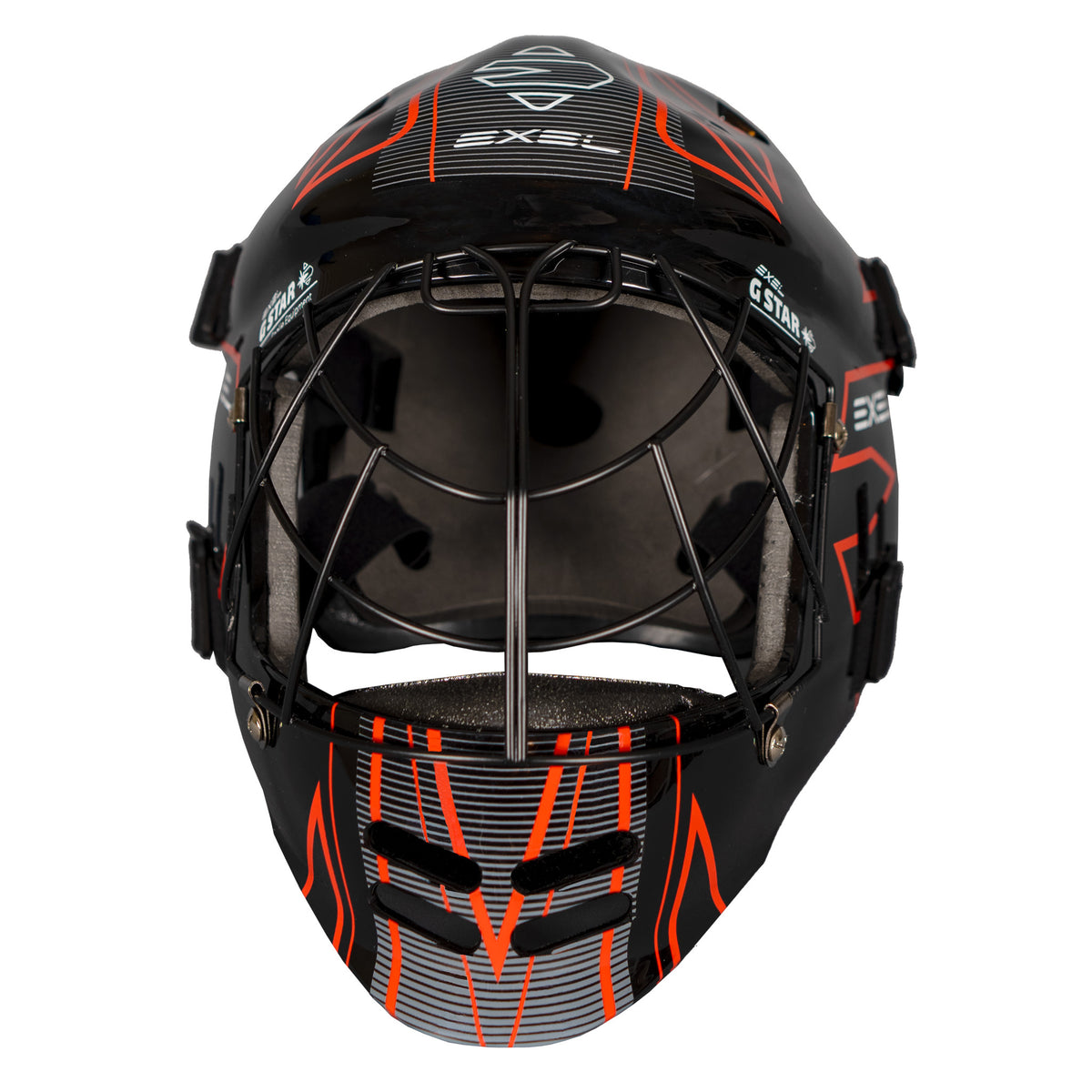 Exel G Star Floorballkeepersmasker, Zwart, Jr