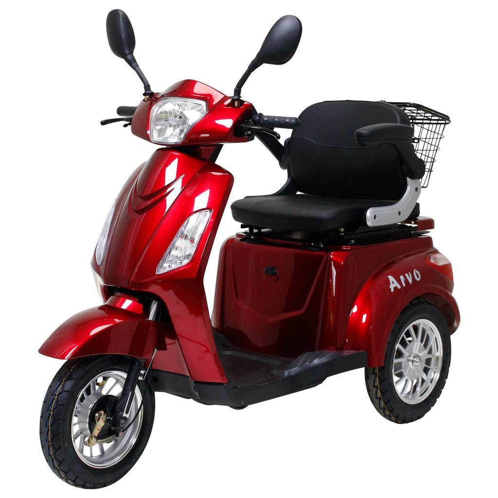 Scooter électrique De Mobilité Gravis Rouge 1000W Avec Canopy - Neuf - Autonomie 45-60km