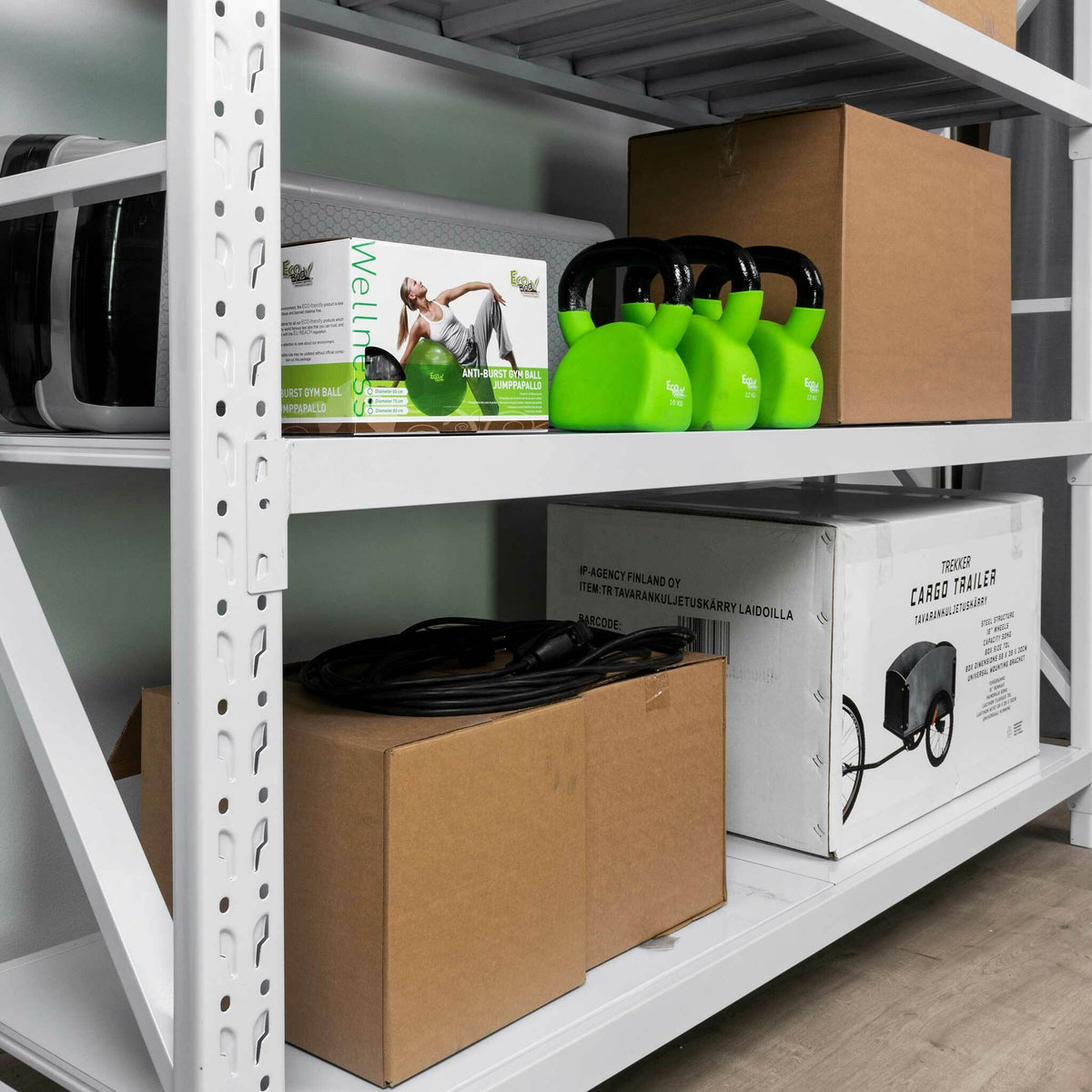 
              Fornorth Storage Shelf 3200kg, 200x60x200cm, White