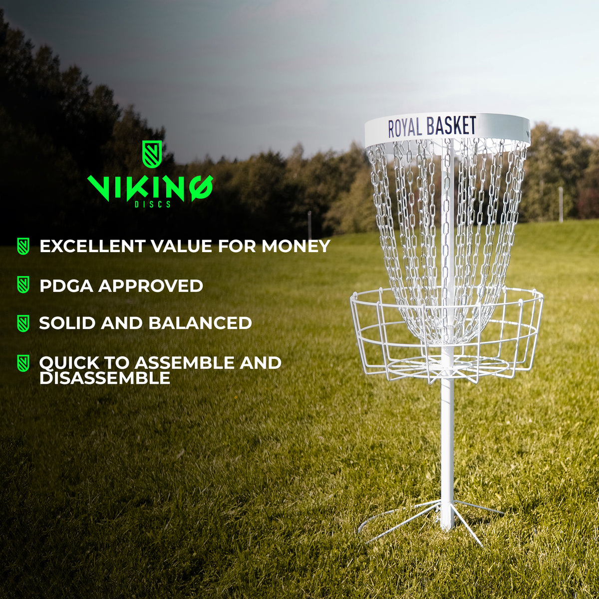 
              Viking Discs Royal Basket disc golf kurv