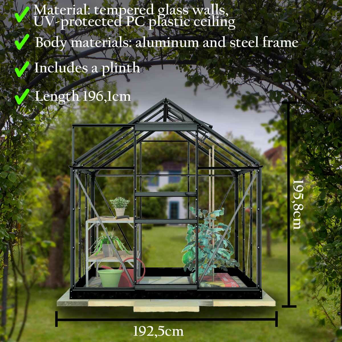 
              Lykke Serra ibrida 3,8m2, nero