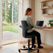Lykke Ergonomic Office Chair Comfort, Dark Grey