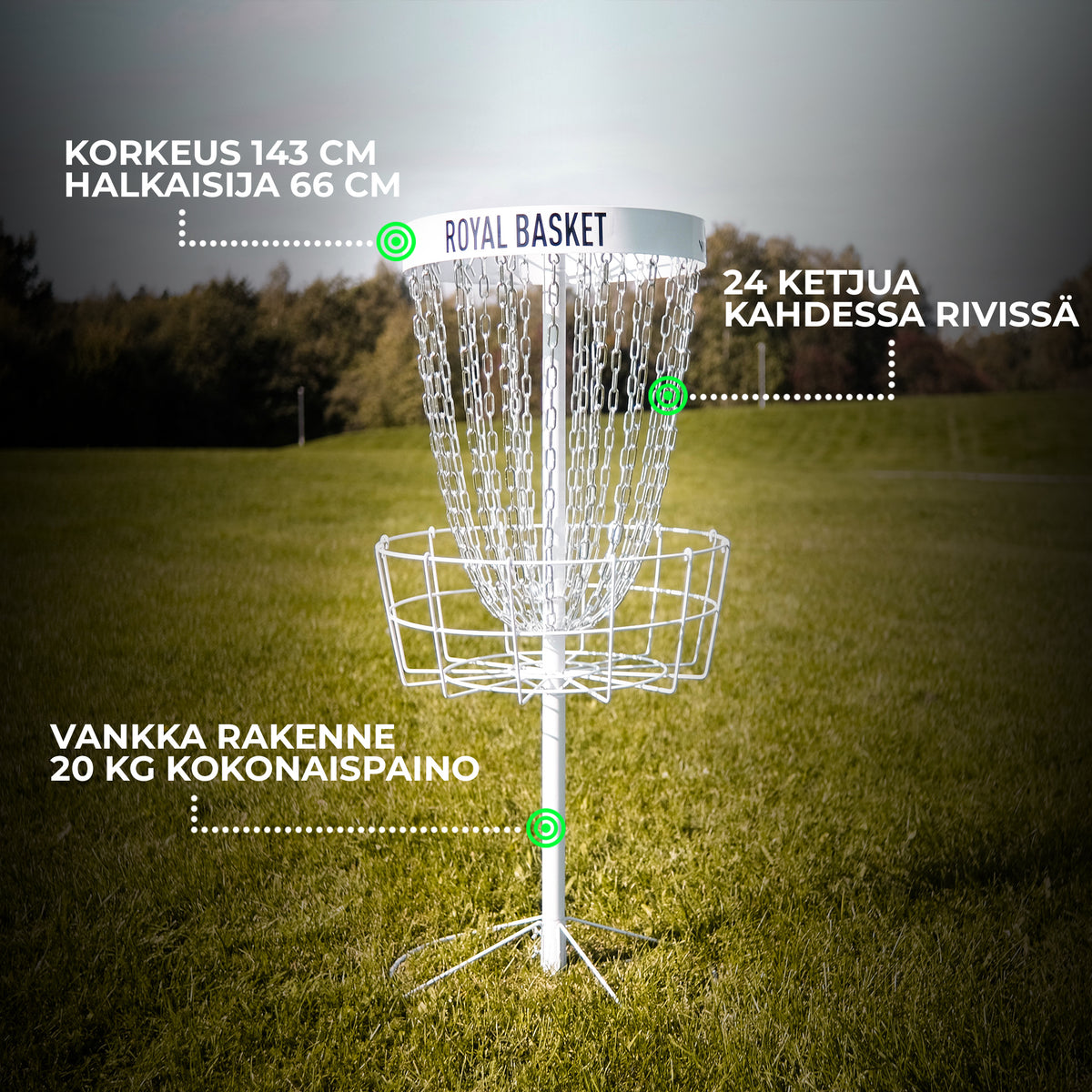 
              Viking Discs Royal Basket frisbeegolfkori