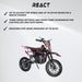 React Moto Cross Elettrica Seeker 800W