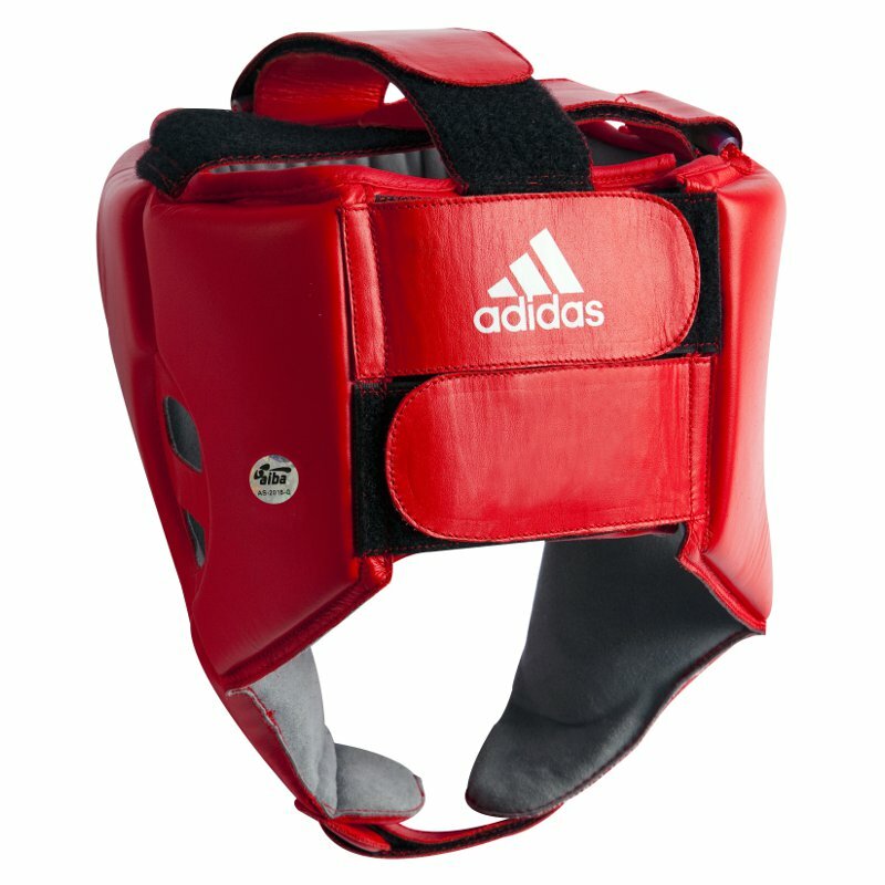 
              Adidas AIBA Hofdbeschermer, rood