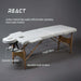 React Massagetafel P200, wit