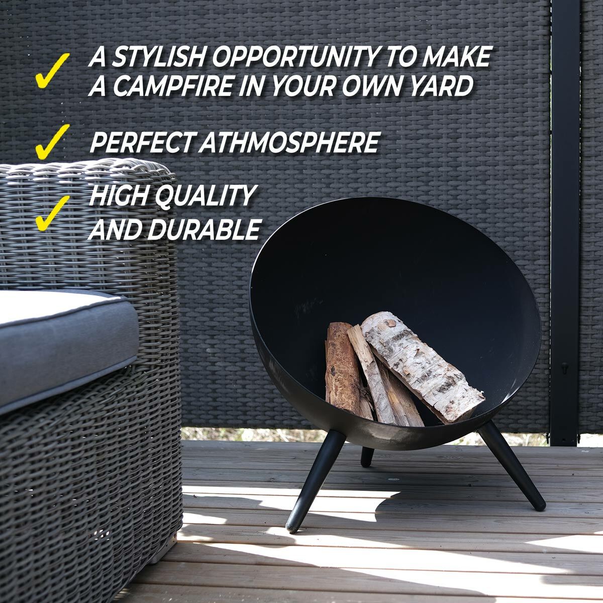 
              Limousin Firepit Firebowl 60cm