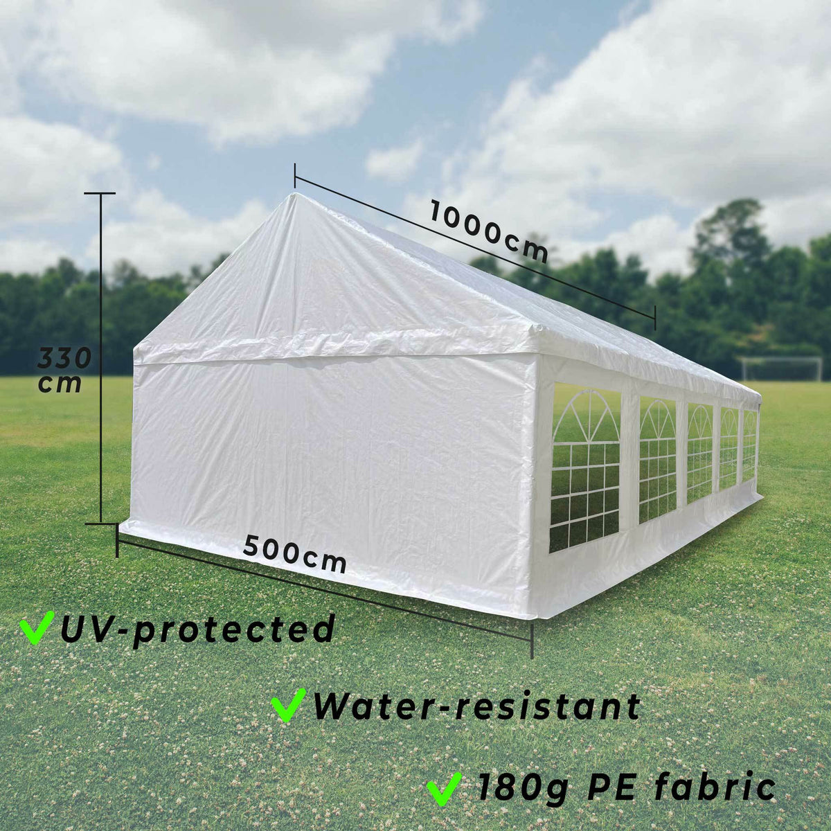 
              Lykke Partytent 5x10m Premium