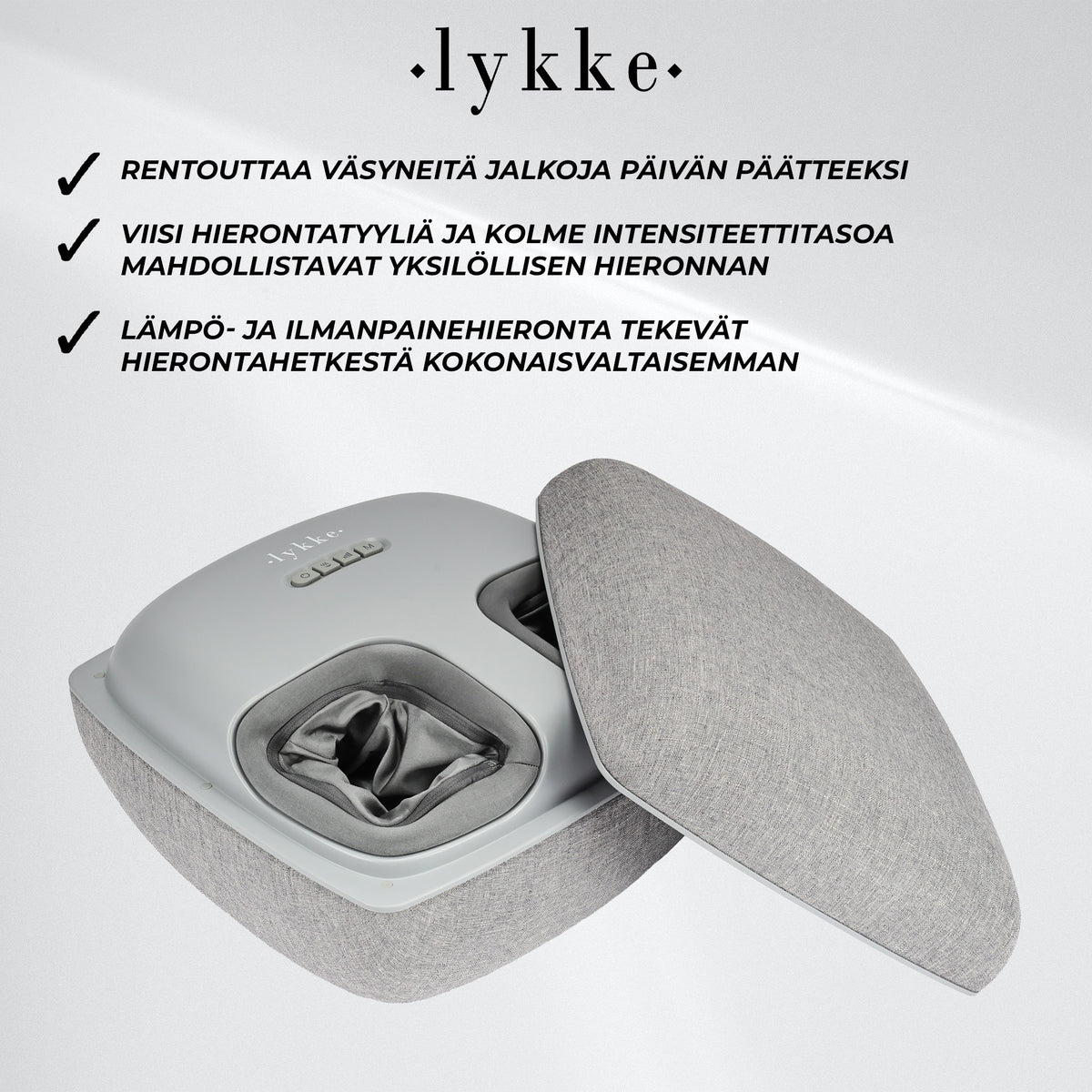 
              Lykke Jalkahierontalaite Hygge Premium