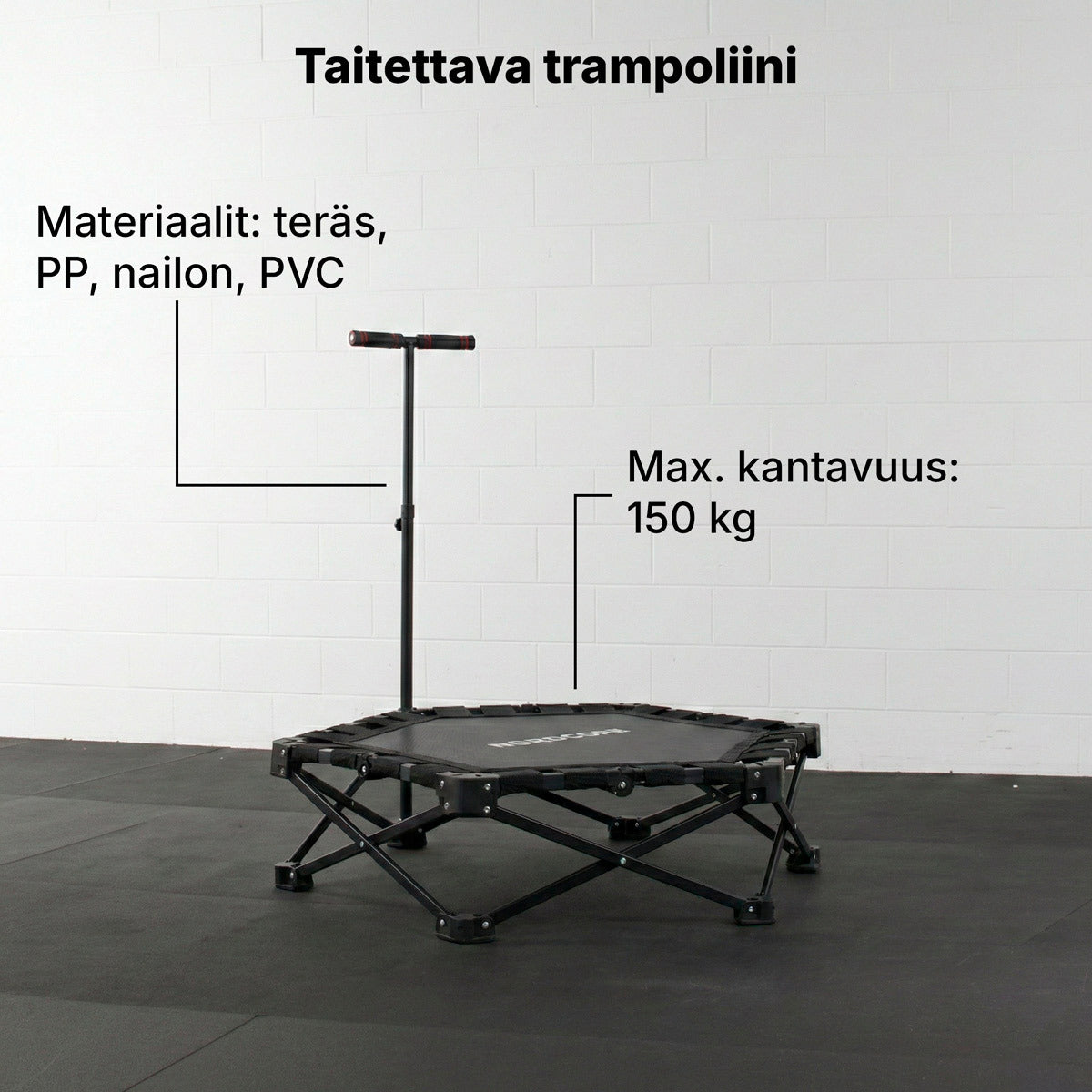 
              Nordcore Trampoliini Pro Taitettava