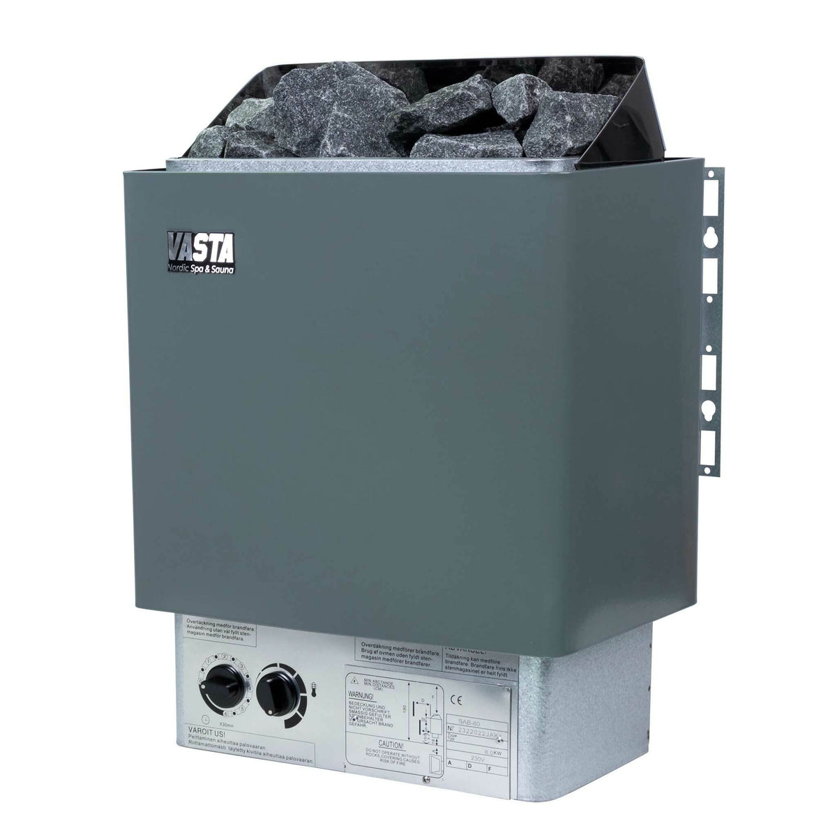 
              Vasta Saunaofen elektrisch Spark 8kw, feste regelung, 7-12m3