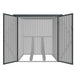 Fornorth Bike Shed For Two Bikes 142x198x157cm, Dark grey