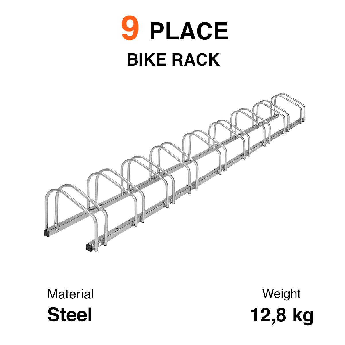 Fornorth Fahrradständer für 9 Räder - 119,00 EUR