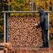 Fornorth Abri à Bûches 242x89x190cm (2.15m2)