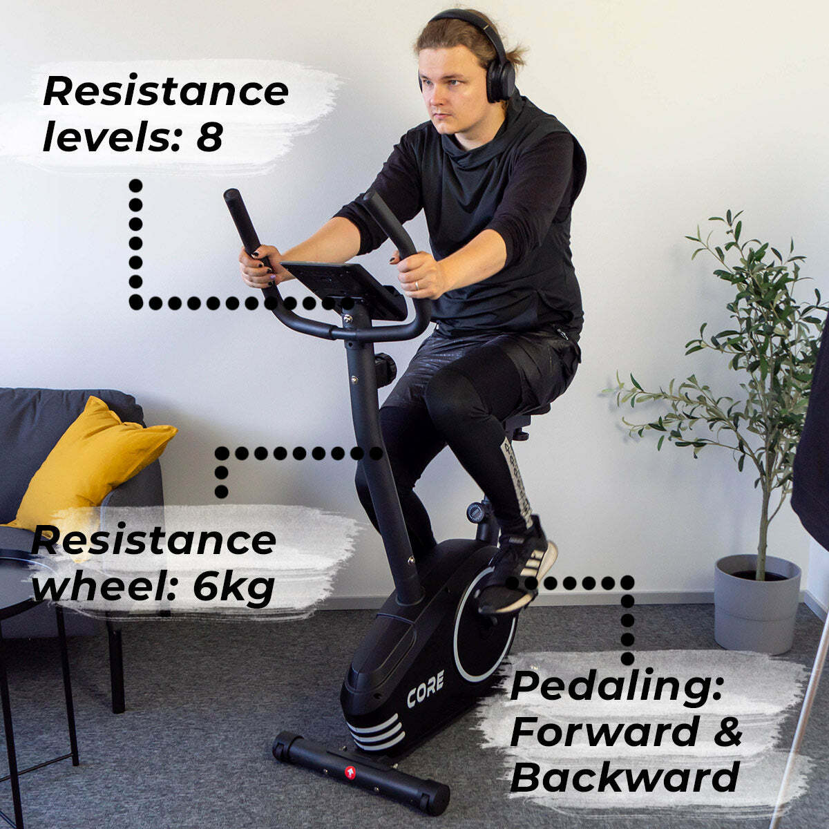 Exercise bike wheel cheap