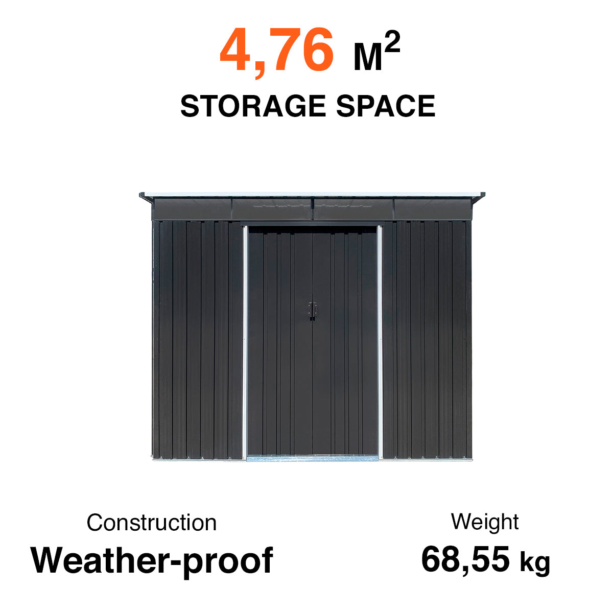 
              Fornorth Abri de jardin Polar 4.76 m2