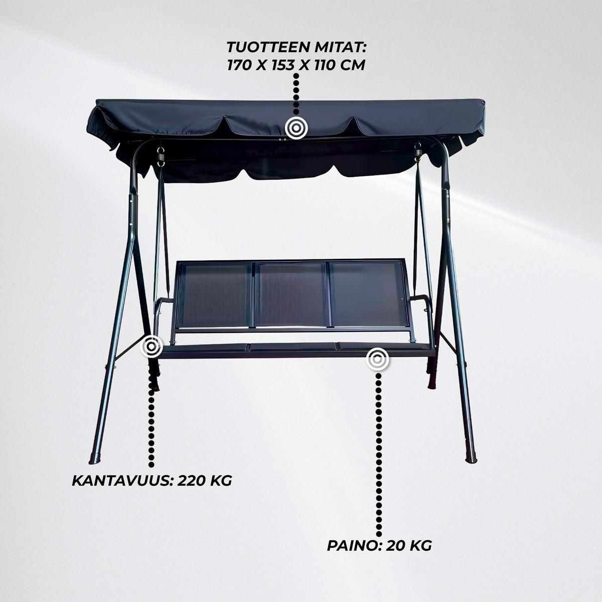 
              Lykke Pihakeinu Elegance, harmaa