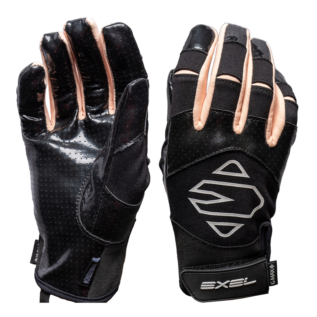 
              Exel G Max Short Handsker til floorballmålmand, Sort