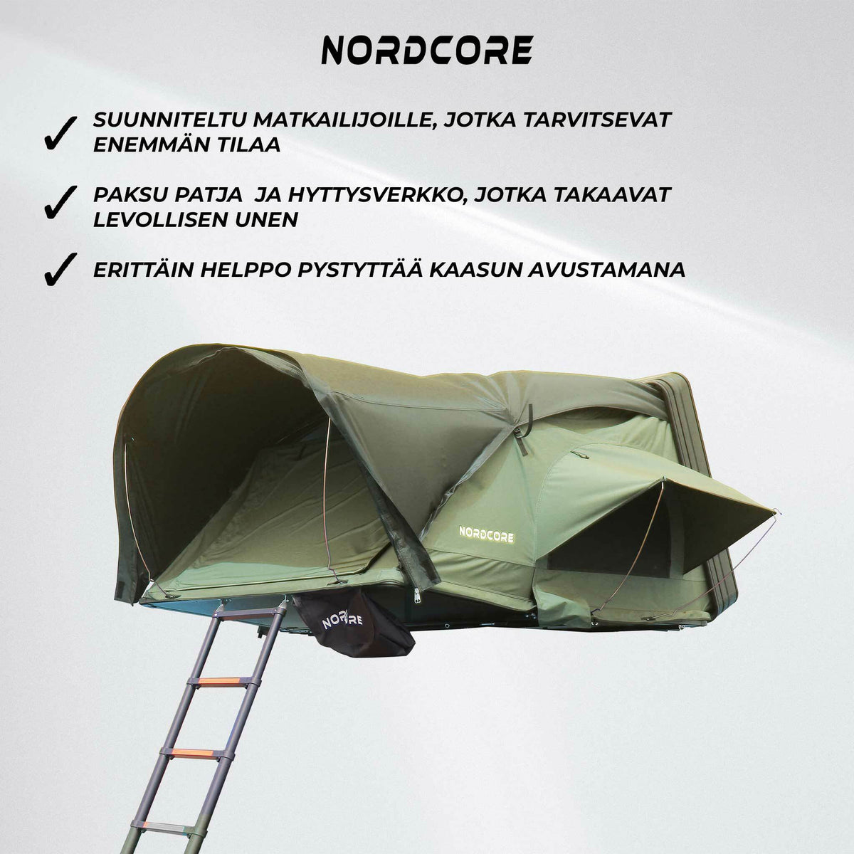 
              Nordcore Kattoteltta Summit Pro XL, Vihreä