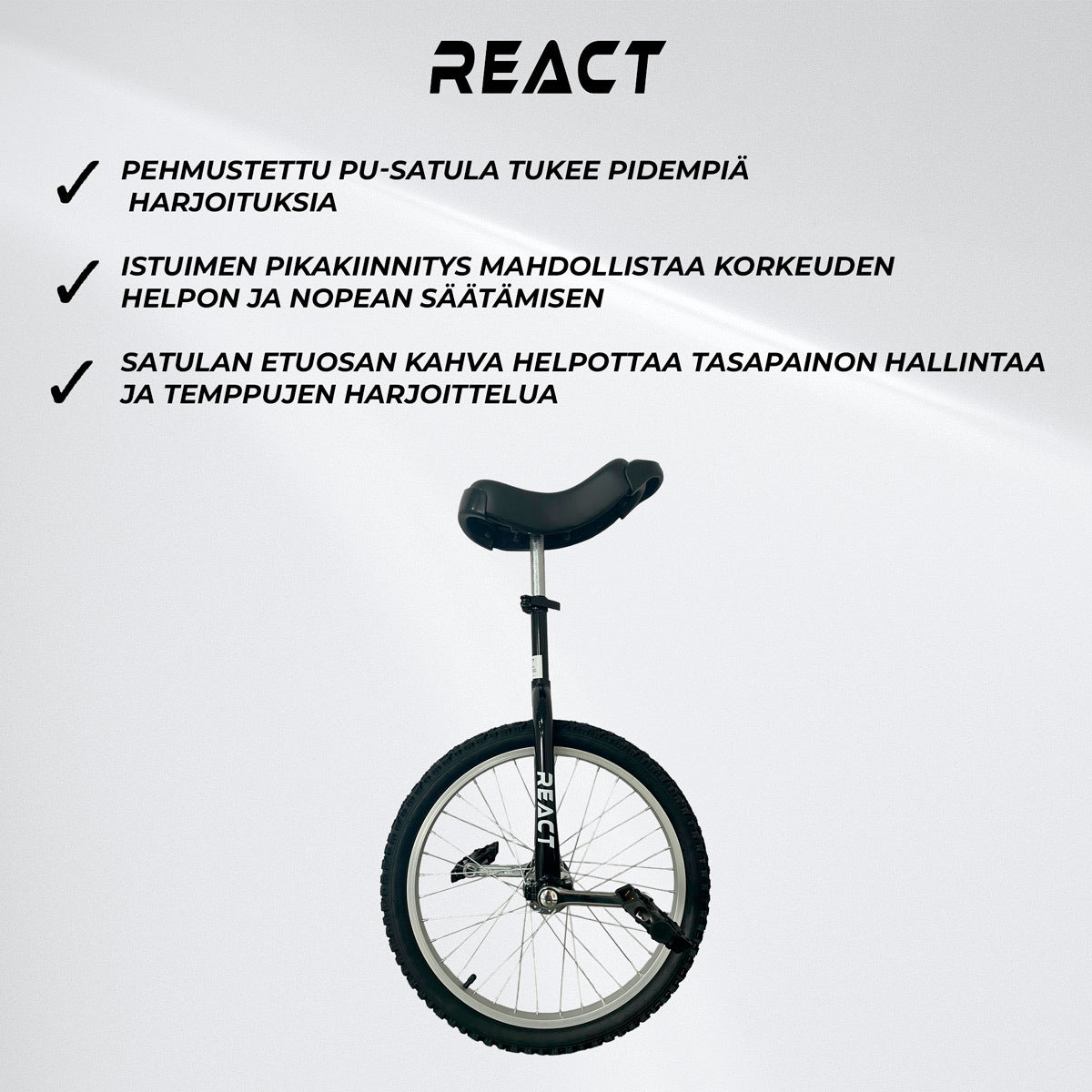 
              React Yksipyöräinen 20"
