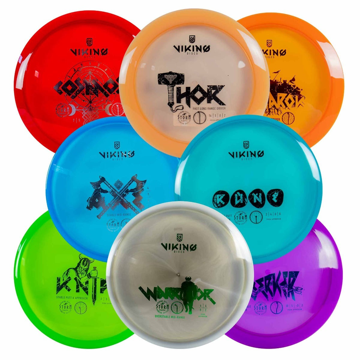 Viking Discs Set de 8 disques - Storm
