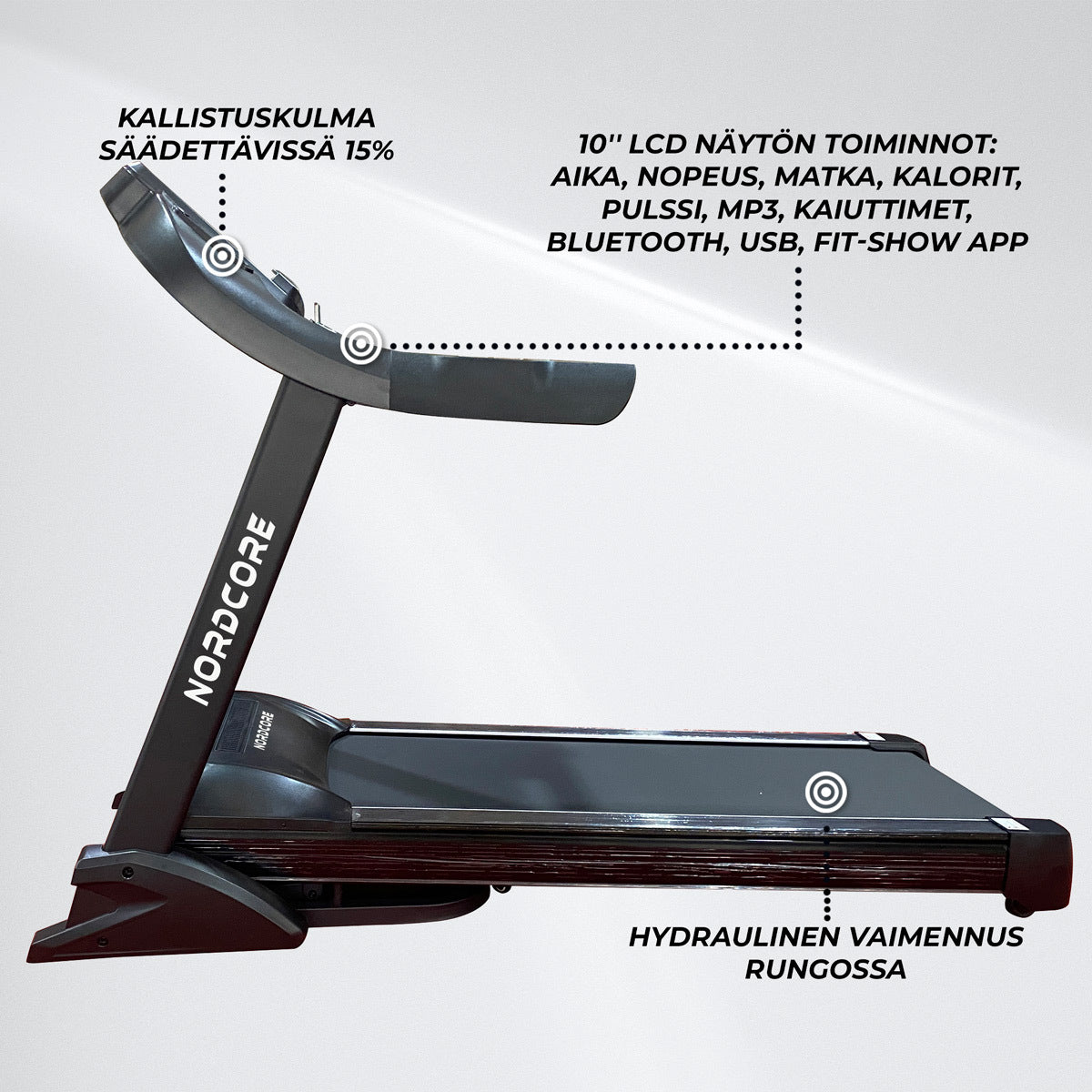 
              Nordcore Juoksumatto Core 6000