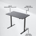 Lykke Elektrisch Höhenverstellbarer Schreibtisch Nordic 120x60cm, Schwarz