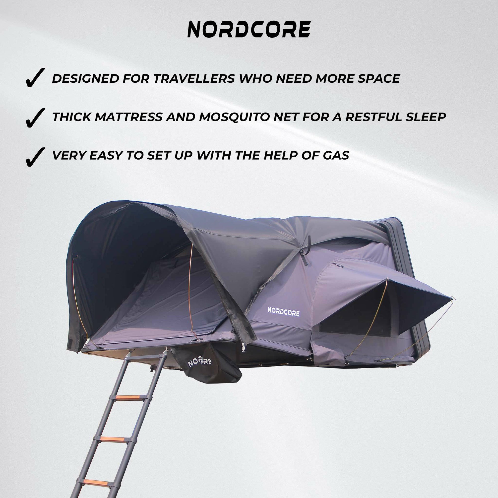 Nordcore Daktent Summit Pro XL, Grijs