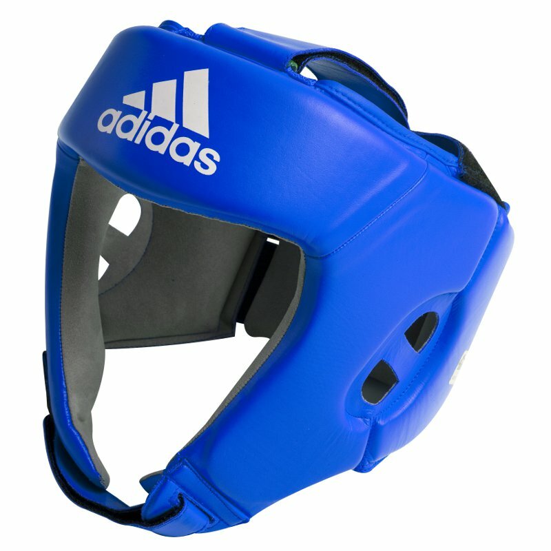 
              Adidas AIBA Casco da boxe, blu