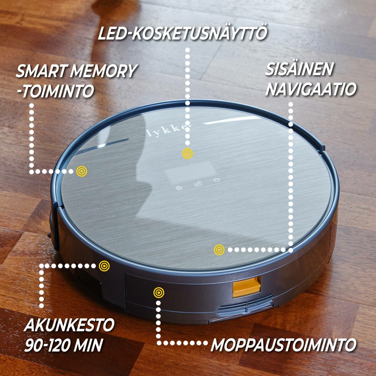 
              Lykke Robotti-imuri Deluxe 3000