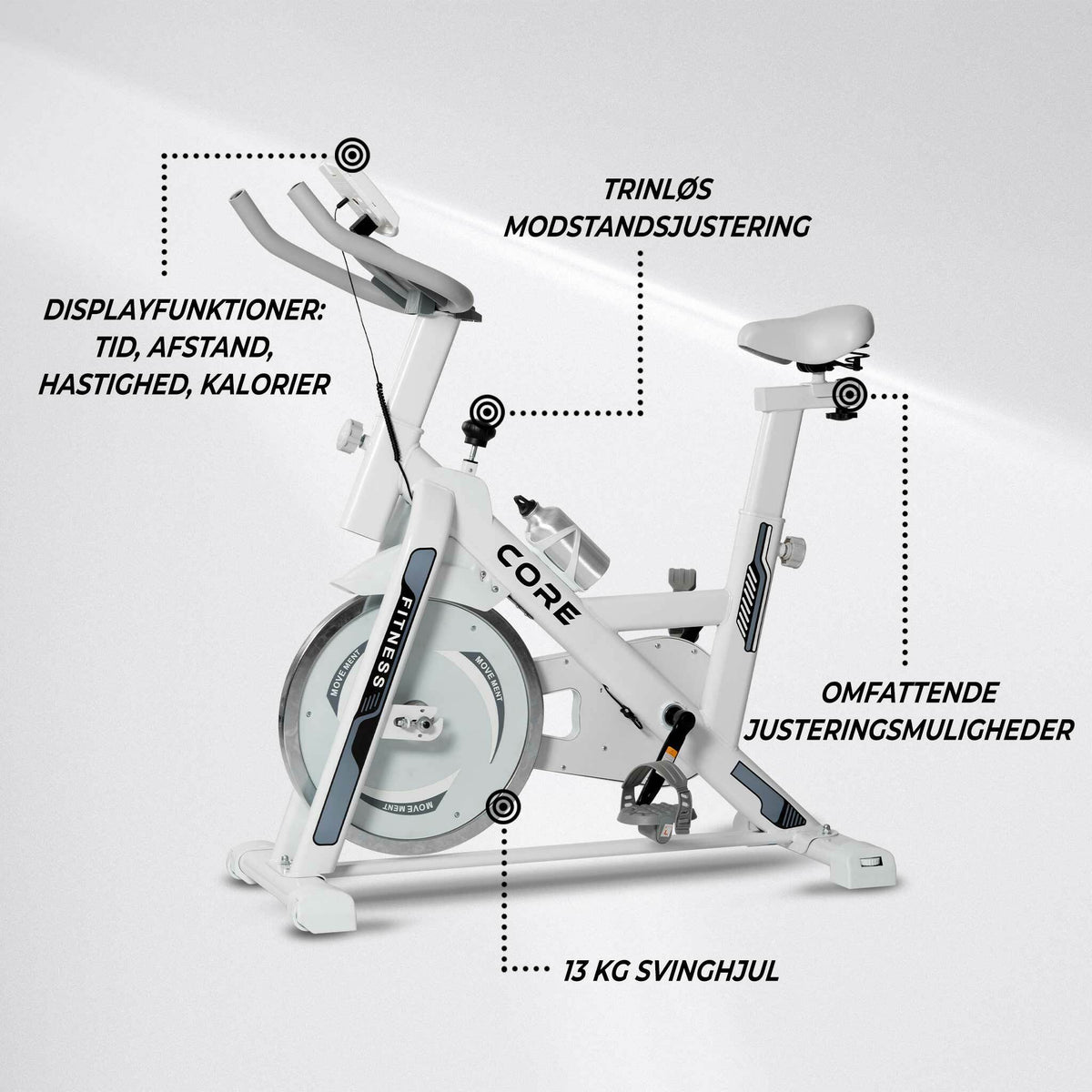 
              Core Indoor Bike 1300, Bianco