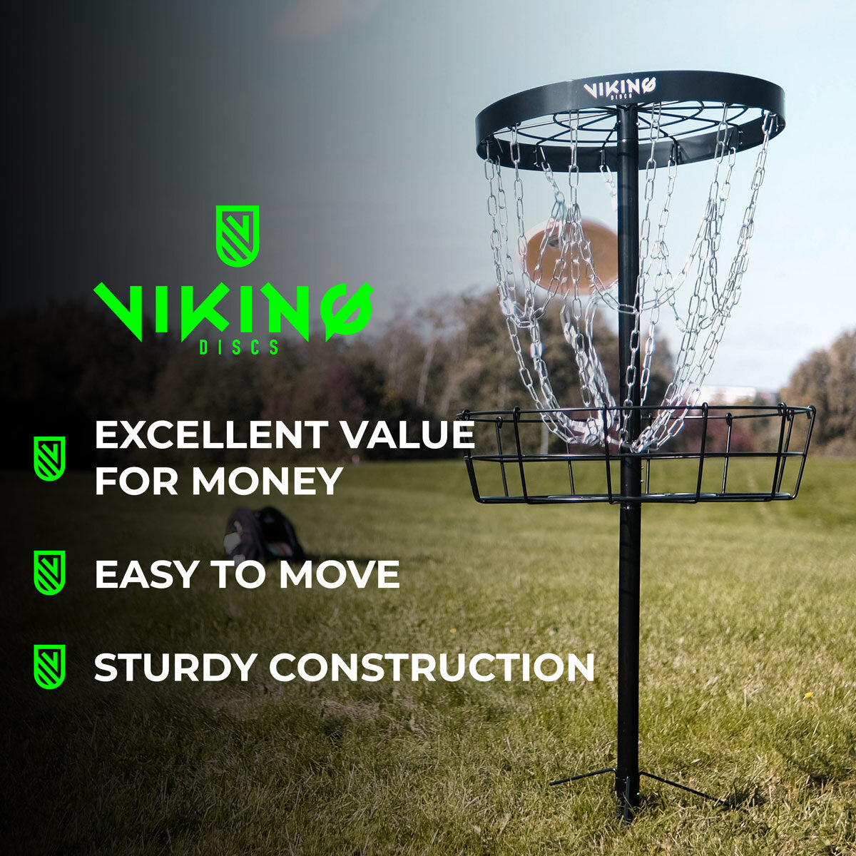 
              Viking Discs Battle Basket Pro Cesta de disc golf