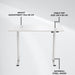 Lykke Elektrisch Höhenverstellbarer Schreibtisch Nordic 120x60cm, Weiß