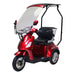 Arvo Mobility Scooter with Canopy P500 Red