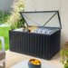 Fornorth Baule da Giardino 183x88x94cm 1303L, Nero