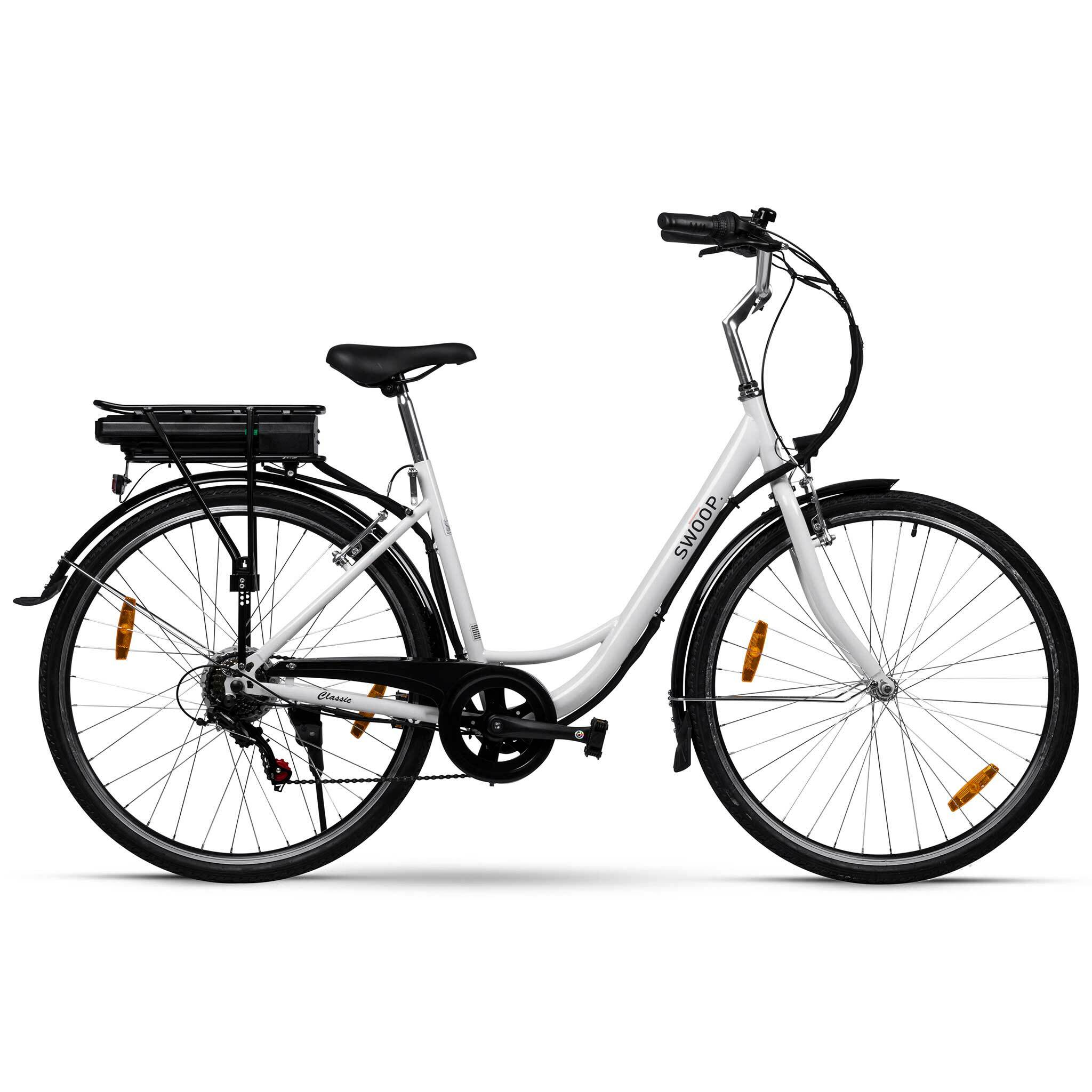 weißes damen e bike Swoop E-Bike Classic, Damen 28" Weiß
