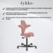 Lykke Ergonominen Työtuoli Comfort, Pinkki