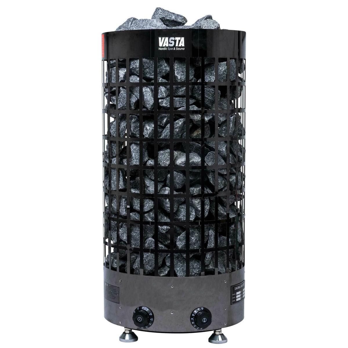 
              Vasta Calefactor eléctrico para sauna Ignite 8kw, control separado, 7-12m3, acero negro