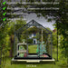 Lykke Greenhouse Glass 3,8m2, black