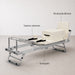 Nordcore Pilates Reformer-maskine, sammenklappelig, hvid