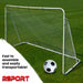 Prosport 2x Football Goal Real 240 x 150 cm