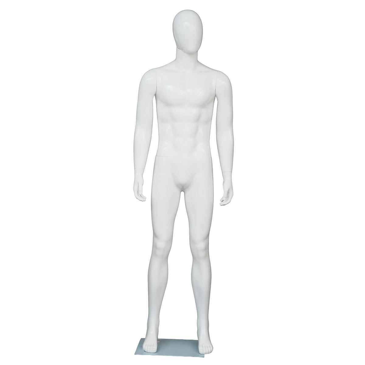 Lykke Mannequin de Couture Homme, Blanc