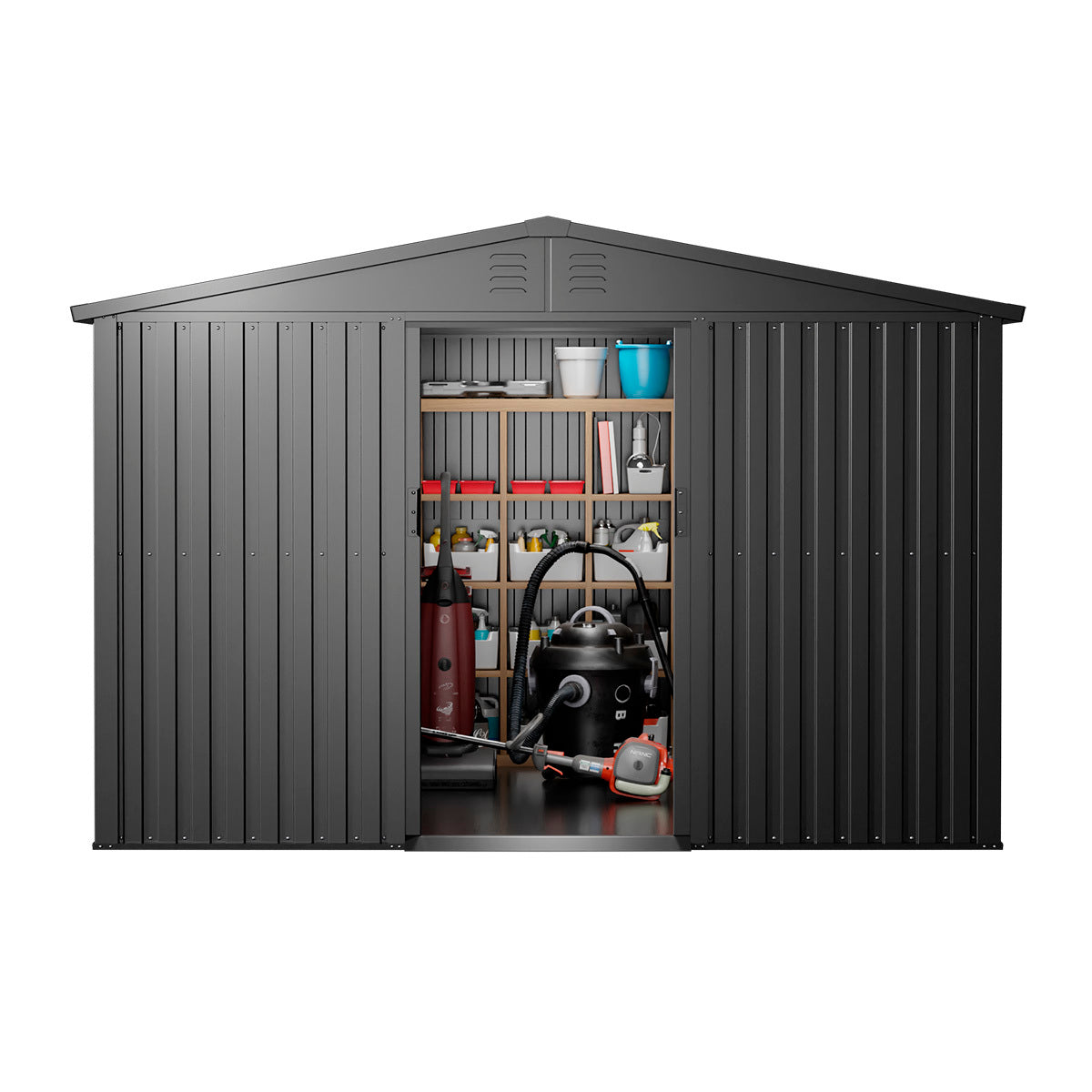 
              Fornorth Garden Shed 5.8m2, black