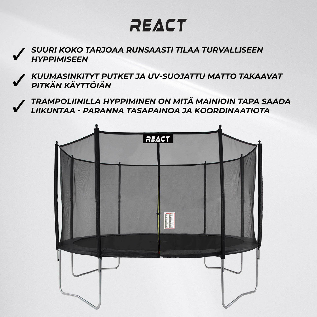 
              React Trampoliini 427cm