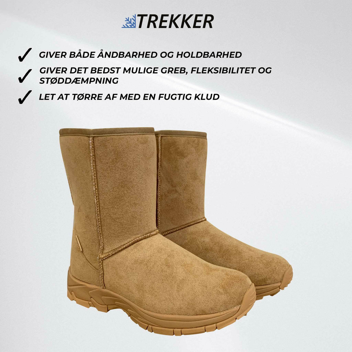 
              Trekker Dubbsko Classic Chaussures d'hiver avec Crampons Intégrés